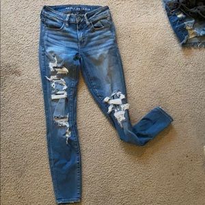 Size 2 American Eagle Medium Washed Jeans